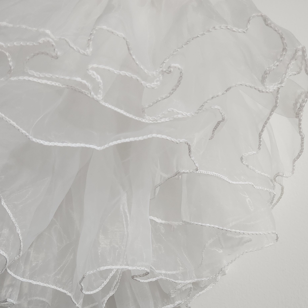 White Ruffled Skirt - Picture 2 of 5